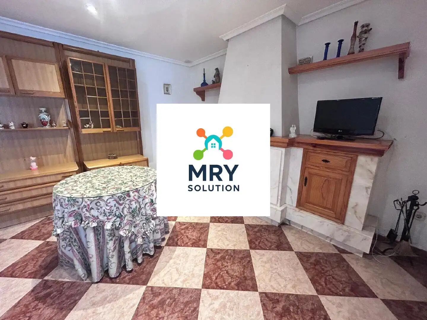 Sala d'estar de Casa o xalet en venda en San Miguel de Salinas