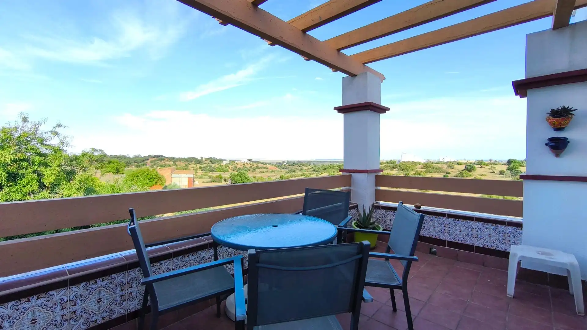 Terraza de Apartamento en venta en Ayamonte con Terraza, Amueblado y Piscina comunitaria