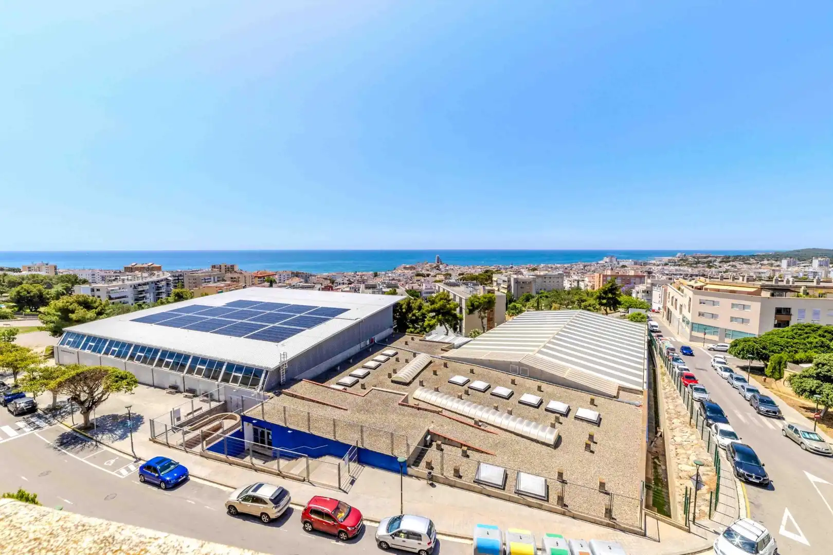 Exterior view of Flat for sale in Sitges  with Air Conditioner, Heating and Parquet flooring