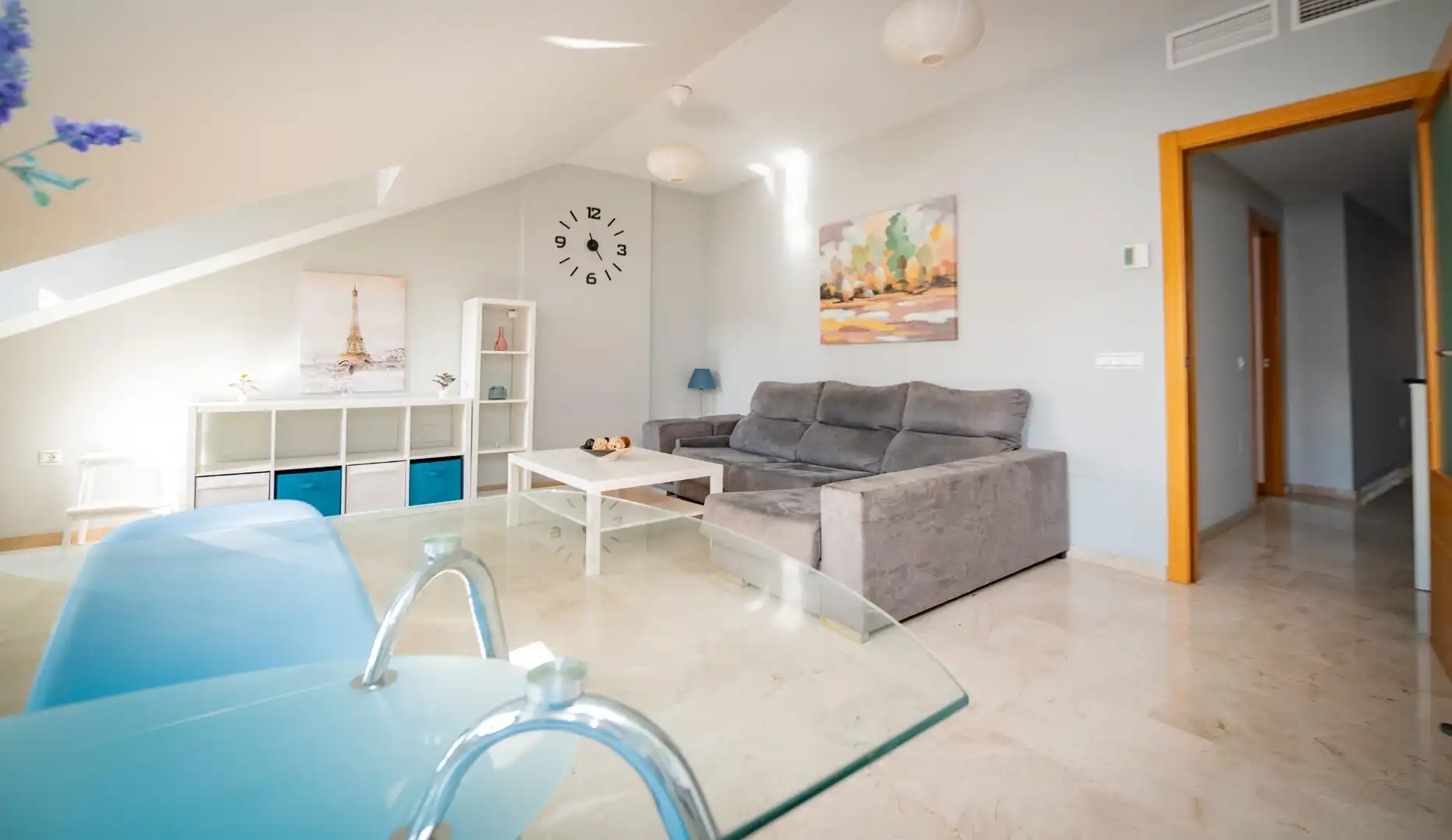 Sala de estar de Ático en venta en Antequera con Aire acondicionado
