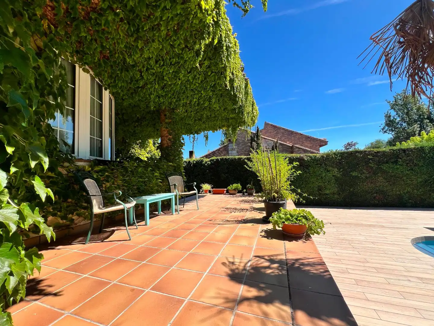 Terrassa de Casa o xalet en venda en Villanueva de la Cañada amb Aire condicionat, Calefacció i Terrassa