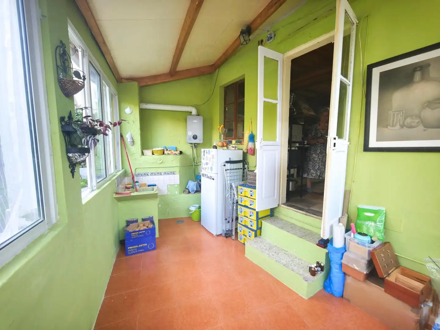 Cocina de Casa adosada en venta en Ortigueira con Trastero y Amueblado