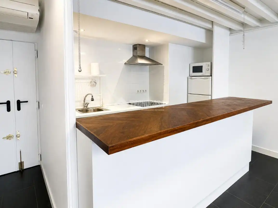Küche von Loft zur Miete in Madrid mit Terrasse