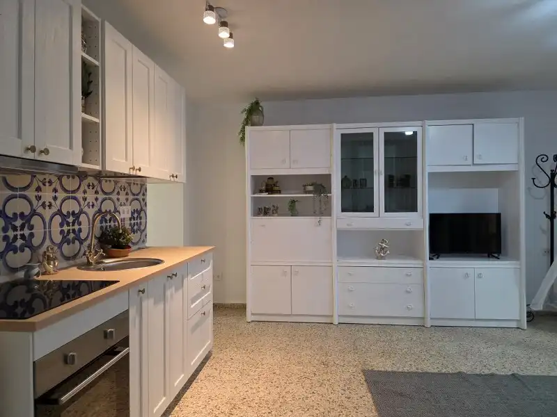 Cocina de Apartamento en venta en Cullera con Terraza, Amueblado y Horno