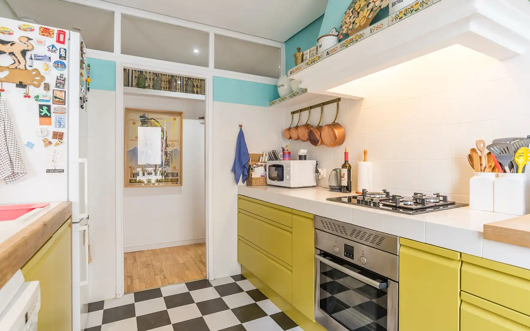 Kitchen of Flat for sale in Madrid  with Air Conditioner, Heating and Private garden