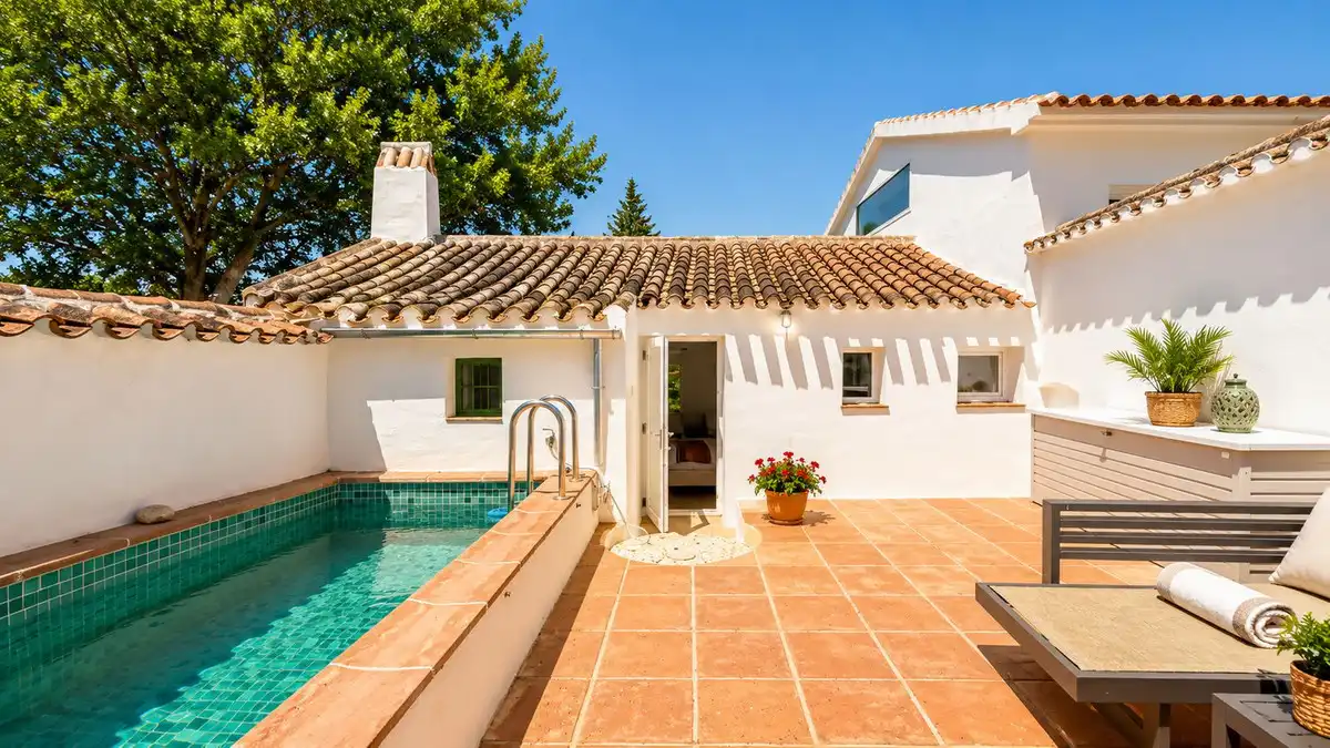 Casa rústica amb piscina en venda a Villanueva del Rosario, imagen 12