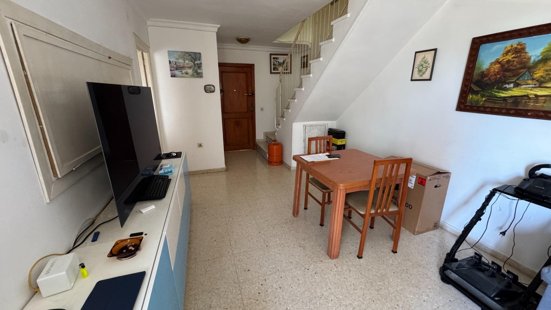 Living room of Duplex for sale in Rincón de la Victoria  with Air Conditioner, Private garden and Terrace
