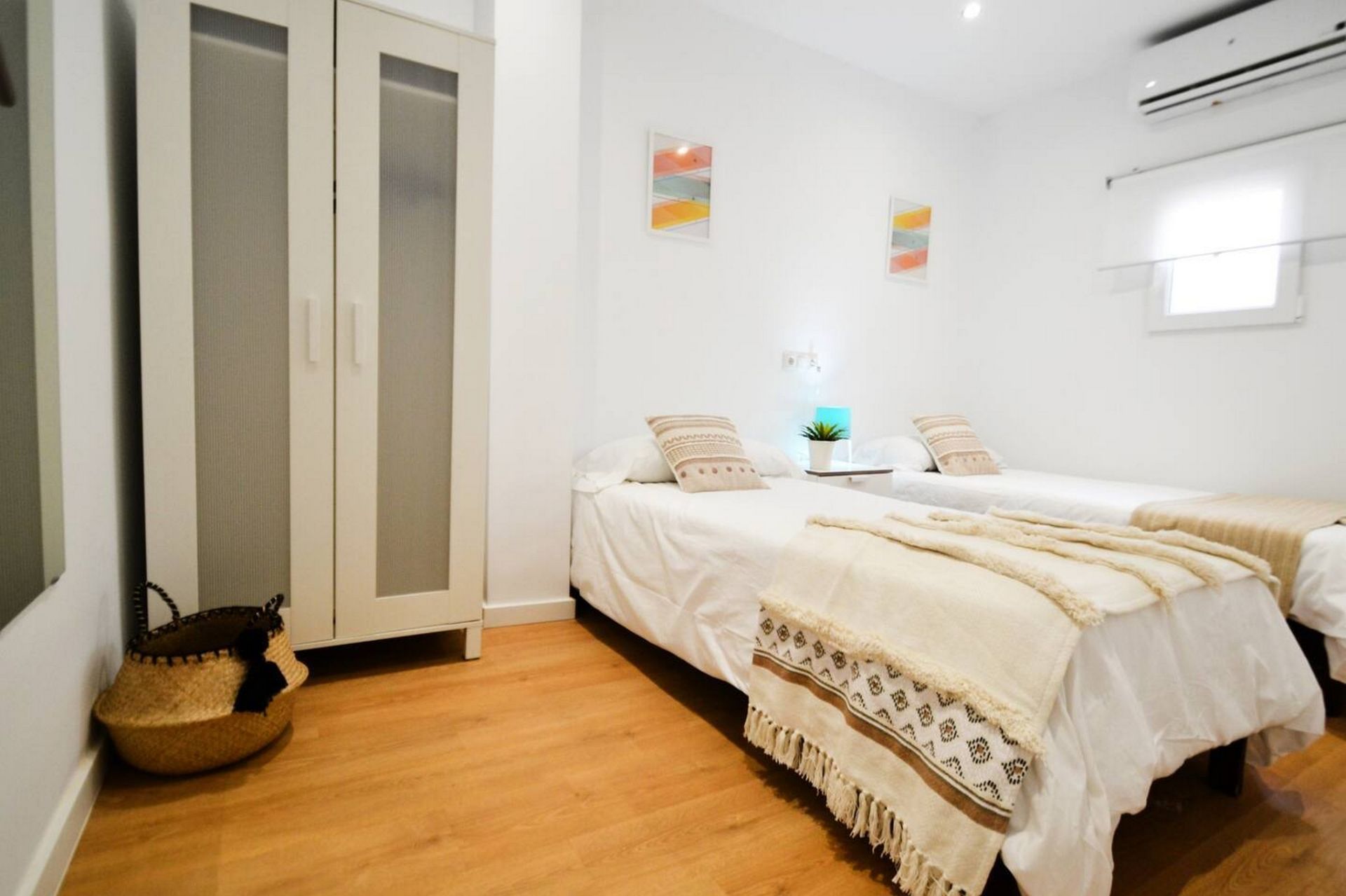 Bedroom of Flat to rent in Sant Feliu de Guíxols  with Air Conditioner, Furnished and Microwave