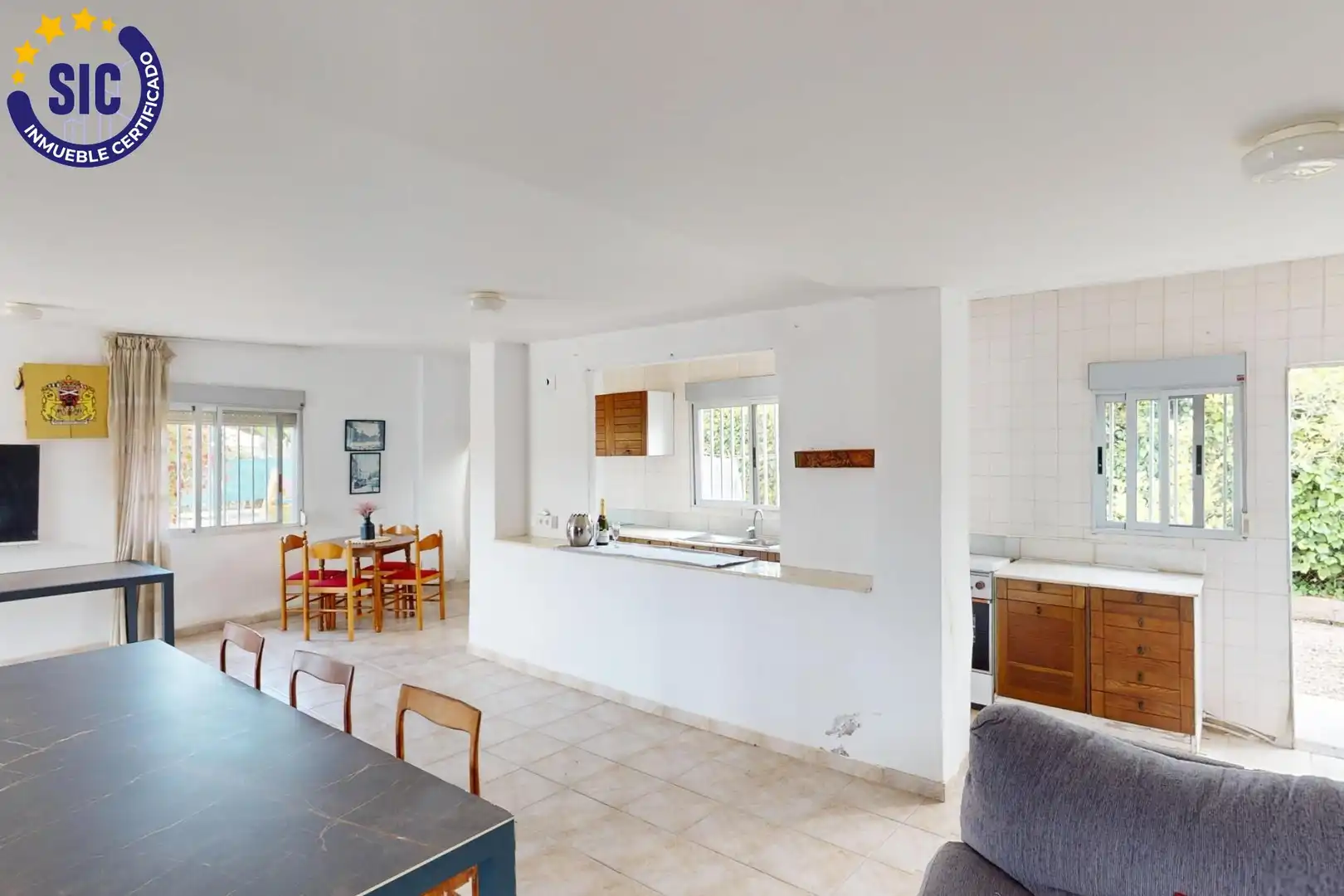 Cocina de Casa o chalet en venta en Benicasim / Benicàssim con Aire acondicionado, Jardín privado y Terraza