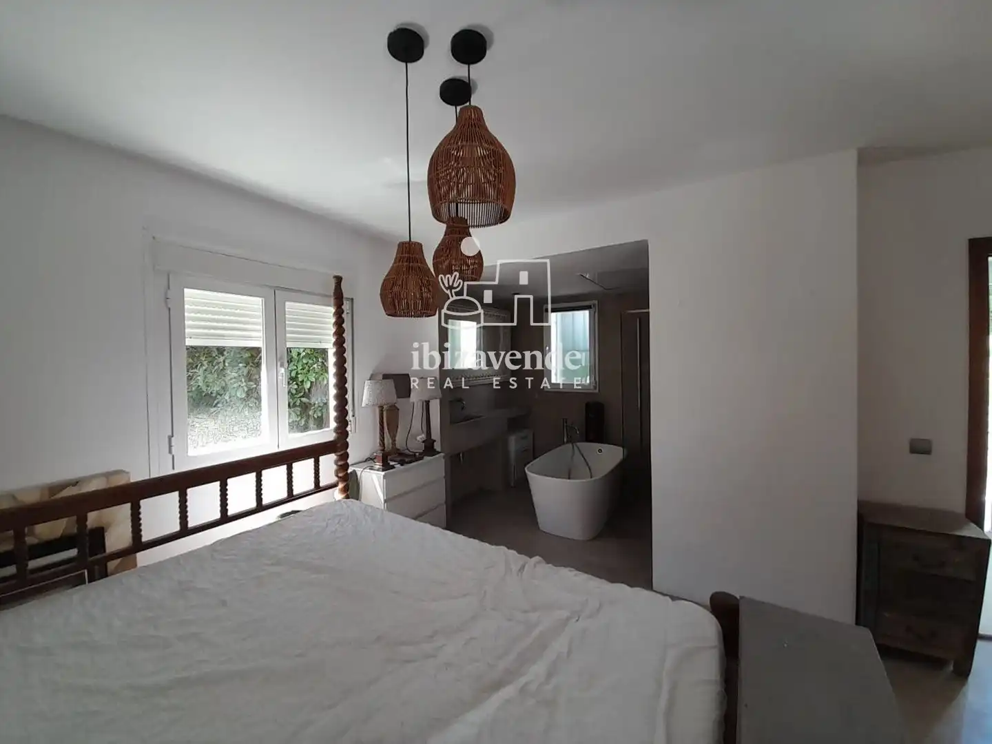 Dormitori de Casa o xalet en venda en Santa Eulària des Riu amb Aire condicionat, Calefacció i Piscina
