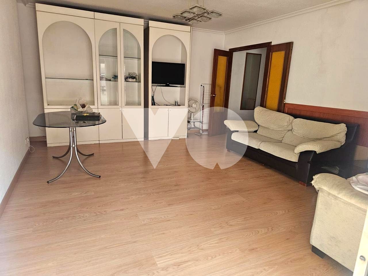 Sala de estar de Piso en venta en  Madrid Capital con Aire acondicionado, Calefacción y Parquet