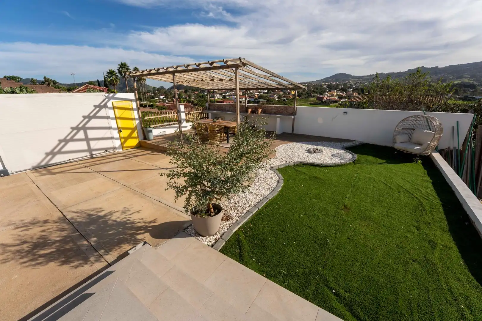Terraza de Casa o chalet en venta en San Cristóbal de la Laguna con Jardín privado, Parquet y Terraza