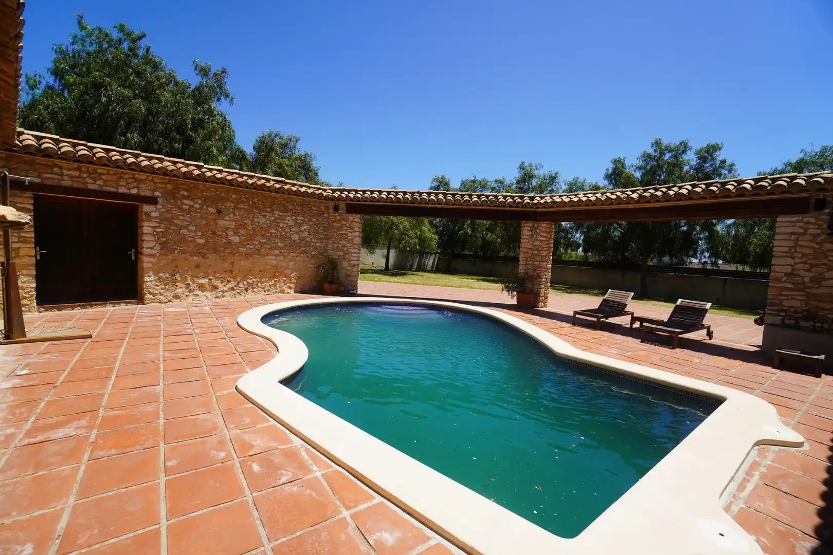 Piscina de Finca rústica en venda en El Vendrell amb Aire condicionat, Jardí privat i Piscina