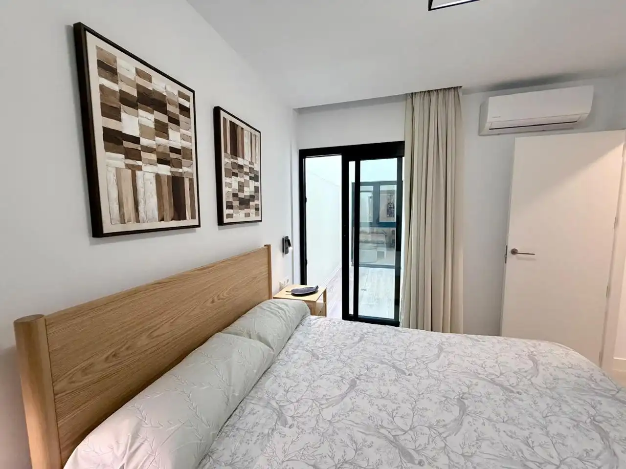 Bedroom of Flat for rent in Mogán  with Air Conditioner, Terrace and Furnished