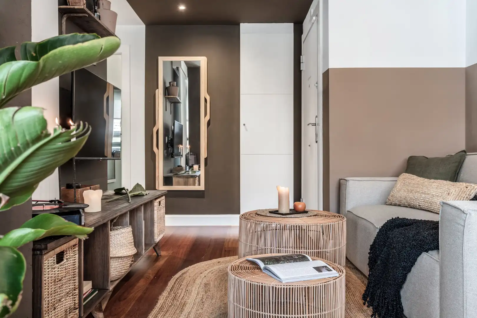 Sala de estar de Apartamento de alquiler en Madrid con Aire acondicionado, Calefacción y Amueblado