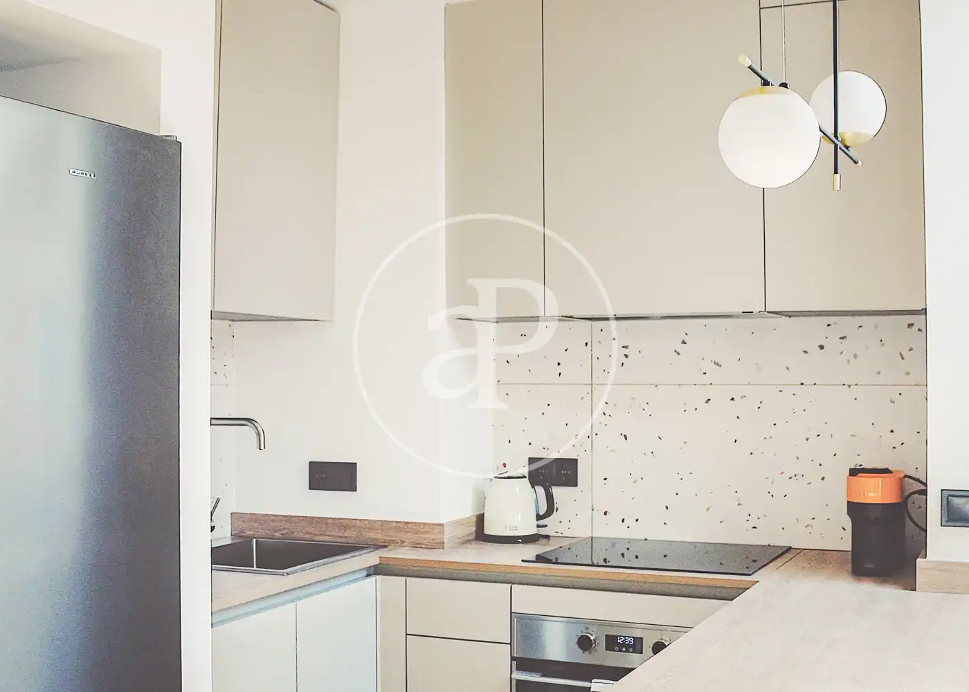 Kitchen of Flat for sale in Madrid  with Air Conditioner, Heating and Storage room