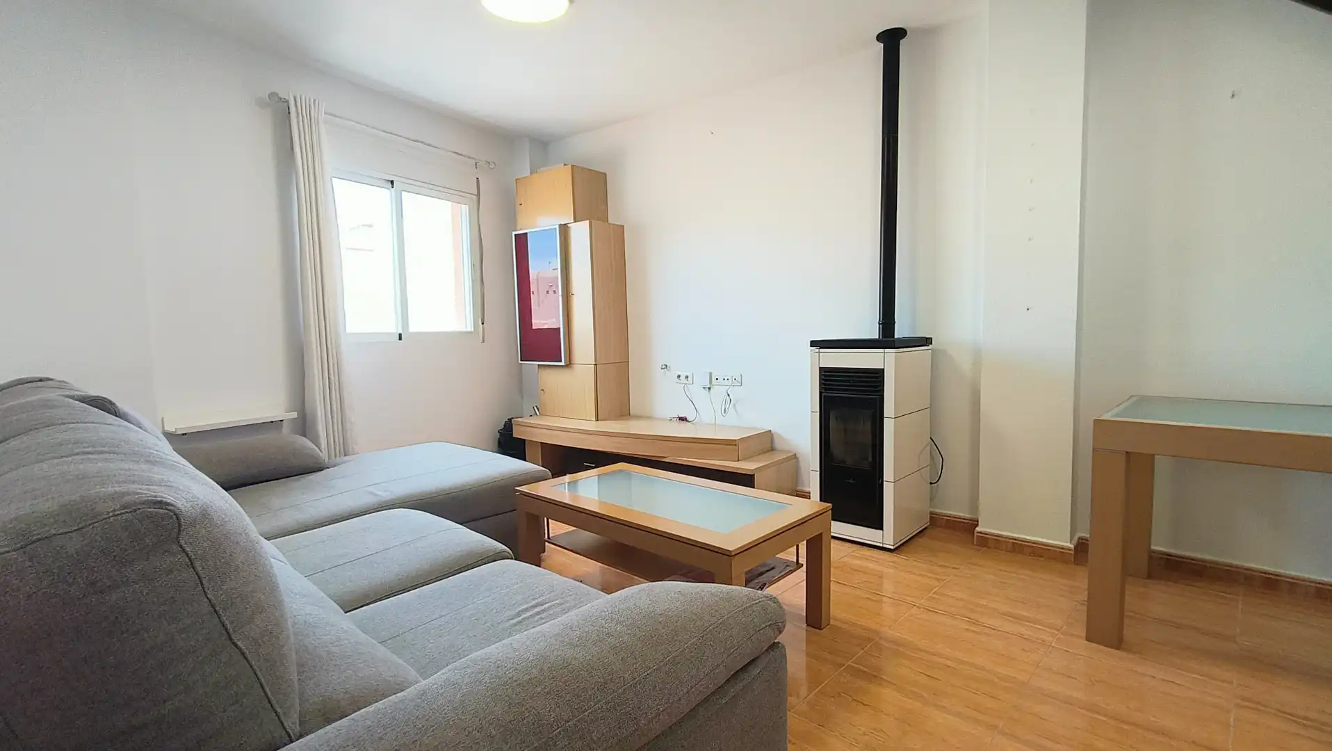 Sala de estar de Ático en venta en Mazarrón con Amueblado