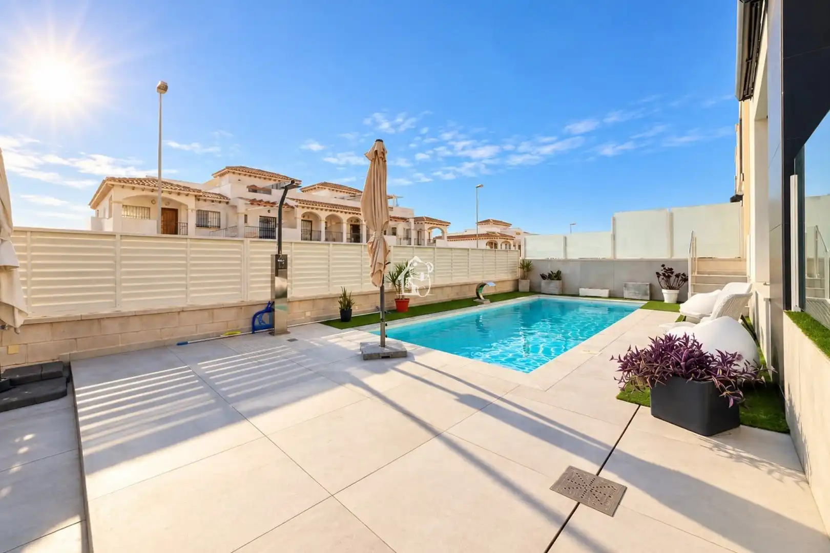 Swimming pool of Houses for rent in Orihuela  with Air Conditioner, Private garden and Terrace
