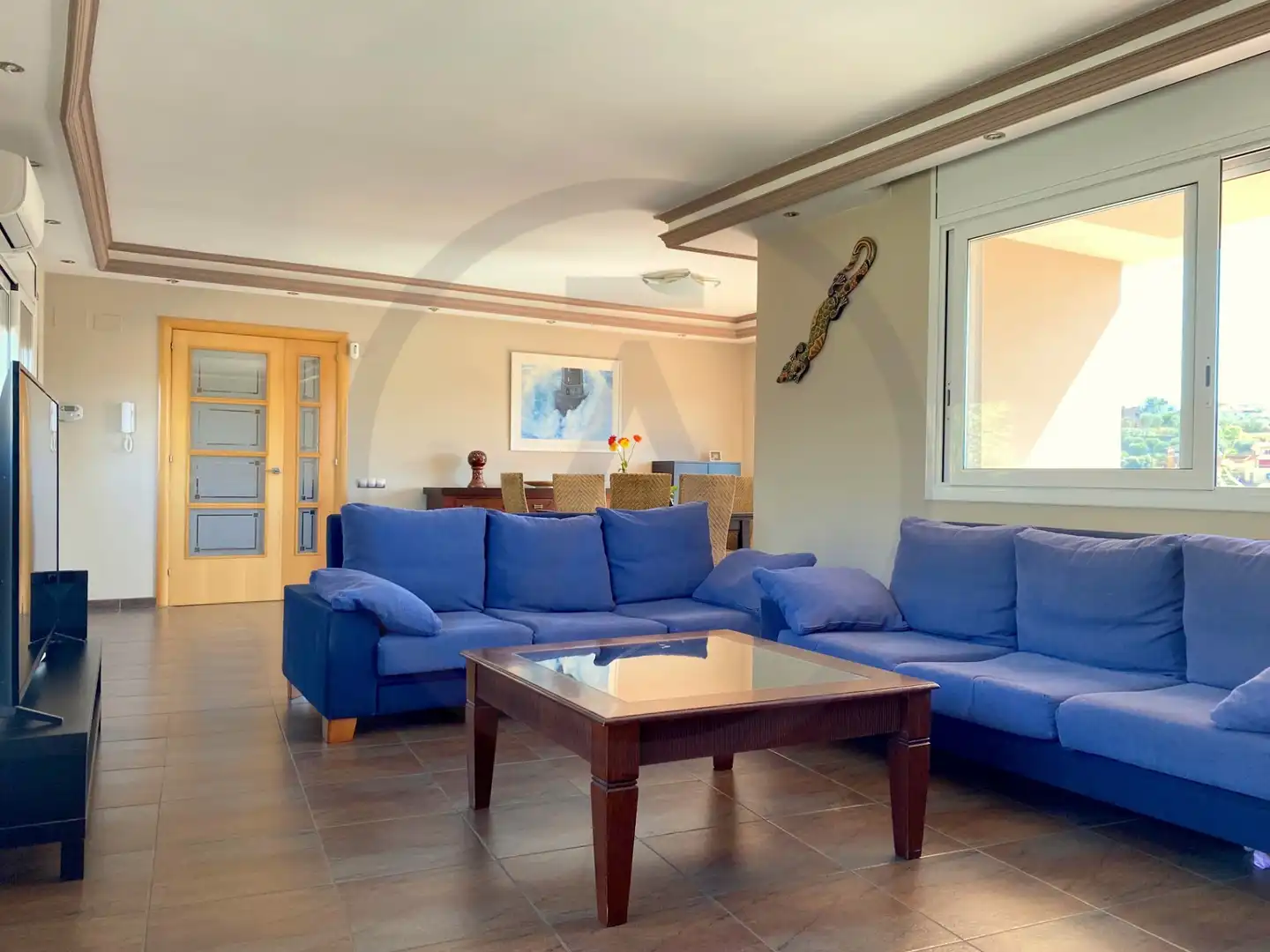 Living room of Houses for sale in Viladecavalls  with Air Conditioner, Heating and Private garden