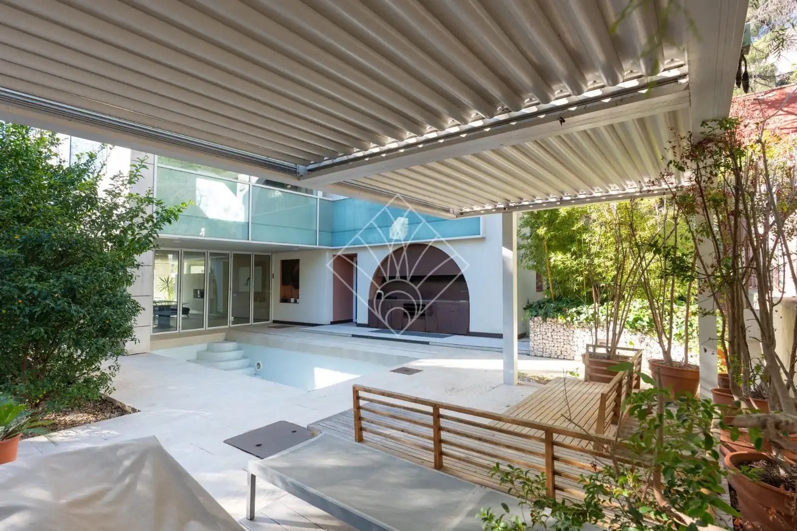 Garden of Houses for sale in Barcelona  with Air Conditioner, Heating and Terrace
