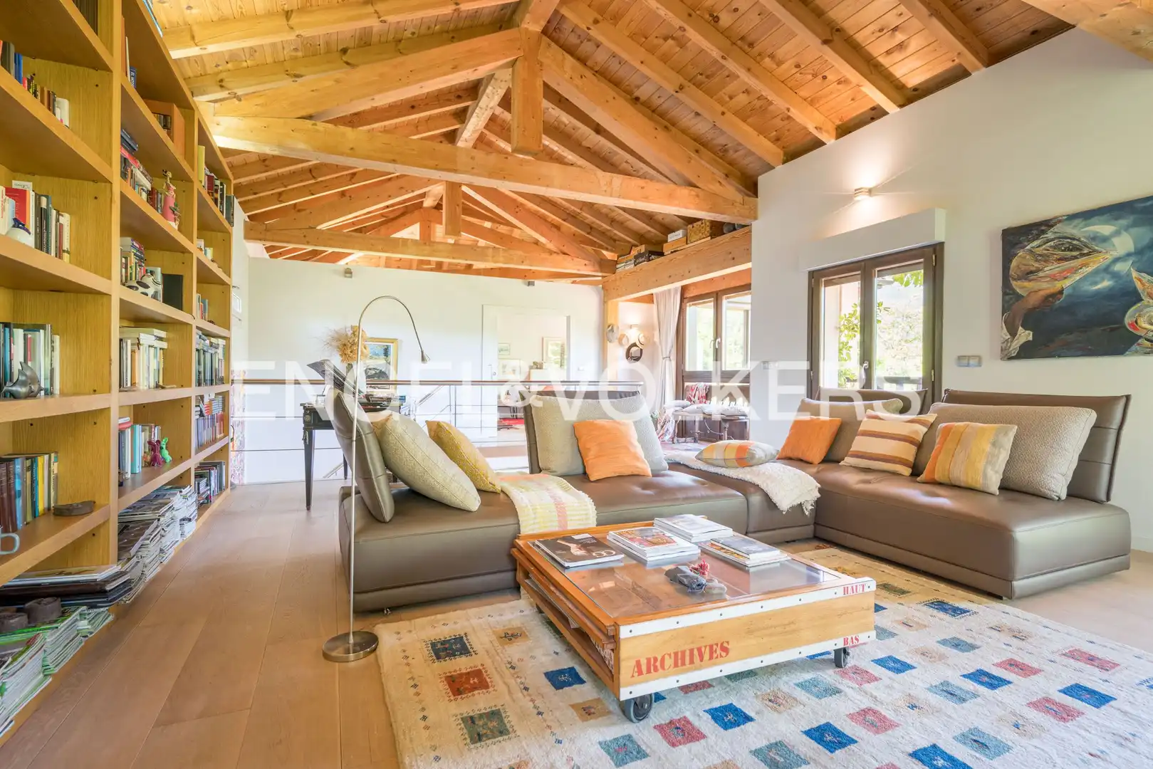 Sala de estar de Casa o chalet en venta en Nava con Calefacción, Jardín privado y Parquet