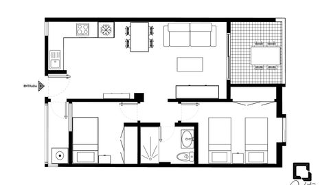 Photo 3 of Flat for rent in Montaña Chica, 4, Los Cristianos, Arona