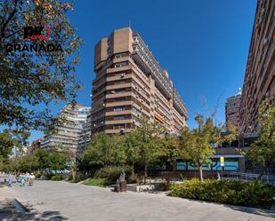 Exterior view of Flat for sale in  Granada Capital  with Heating, Parquet flooring and Storage room