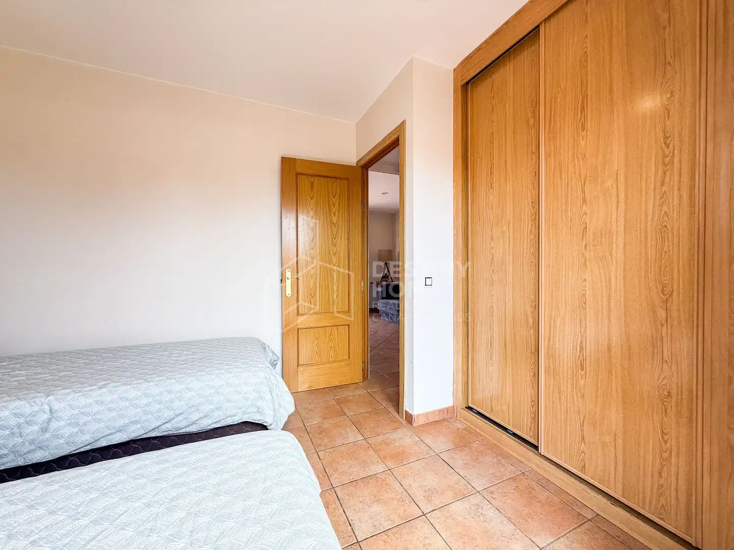 Dormitori de Casa o xalet de lloguer en La Oliva amb Jardí privat, Terrassa i Piscina comunitària