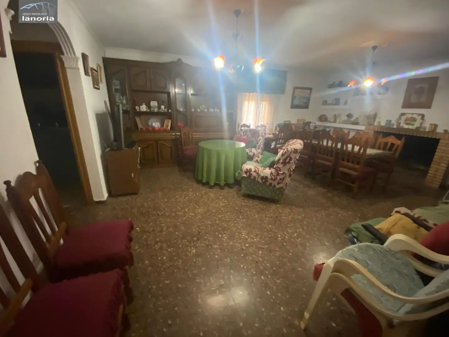 Menjador de Casa o xalet en venda en Albacete amb Jardí privat, Terrassa i Piscina