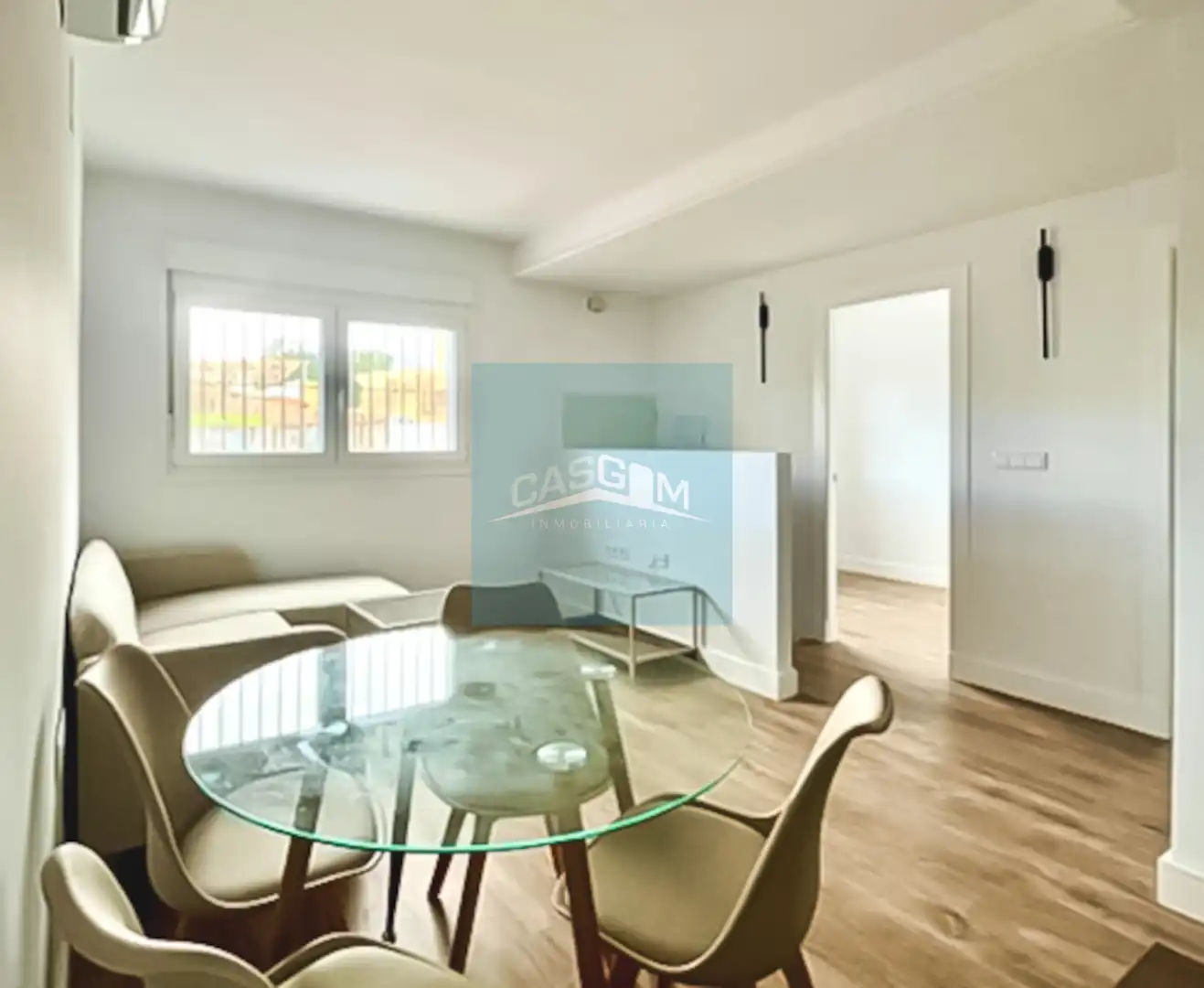Sala de estar de Piso en venta en Huelva con Aire acondicionado, Parquet y Amueblado