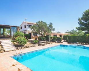 Swimming pool of House or chalet for sale in Álora  with Air Conditioner, Terrace and Swimming Pool