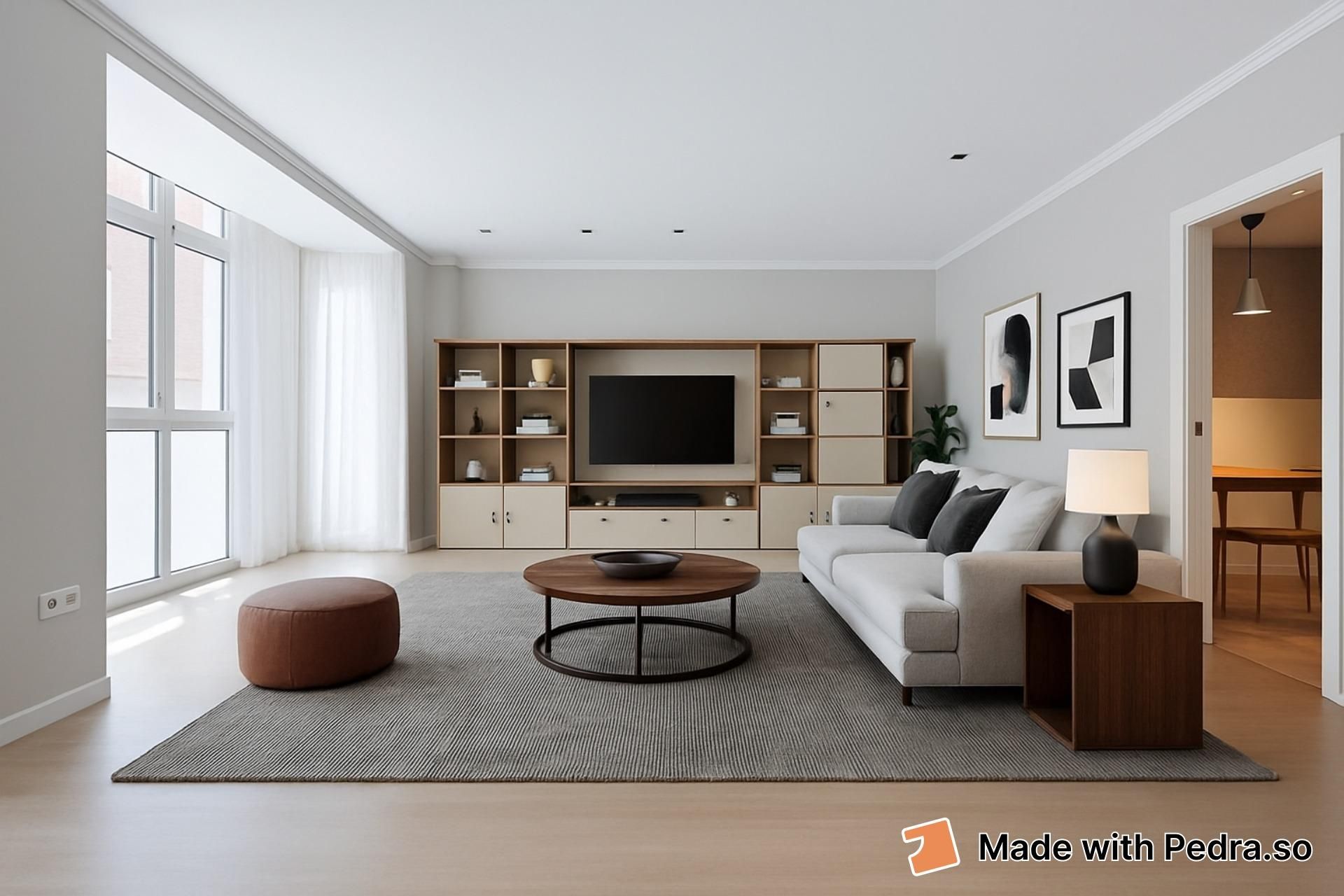 Sala de estar de Piso en venta en  Barcelona Capital con Aire acondicionado, Calefacción y Parquet