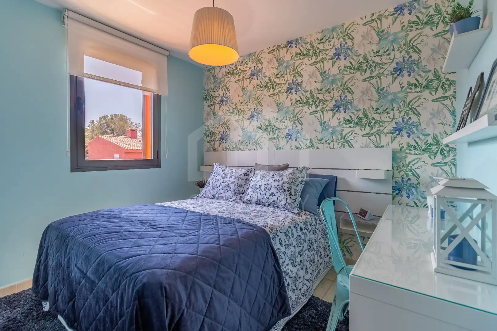 Schlafzimmer von Haus oder Chalet zur Miete in Mont-roig del Camp mit Klimaanlage, Heizung und Privatgarten