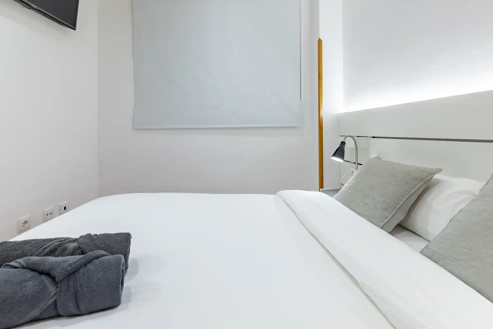 Schlafzimmer von Wohnungen zur Miete in Valencia mit Klimaanlage, Heizung und Möbliert