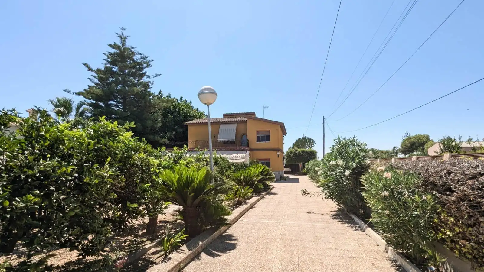 Vista exterior de Casa o xalet en venda en Elche / Elx amb Terrassa, Traster i Piscina