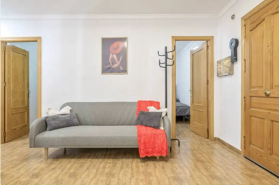 Living room of Flat for rent in Ronda  with Furnished