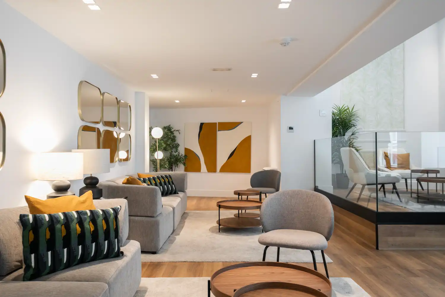 Sala de estar de Piso de alquiler en Valencia con Aire acondicionado, Calefacción y Jardín privado