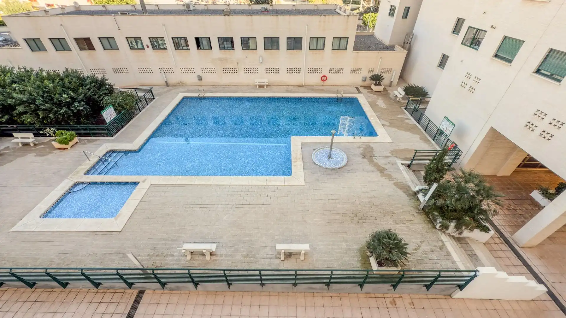 Swimming pool of Apartments for rent in Villajoyosa / La Vila Joiosa  with Heating