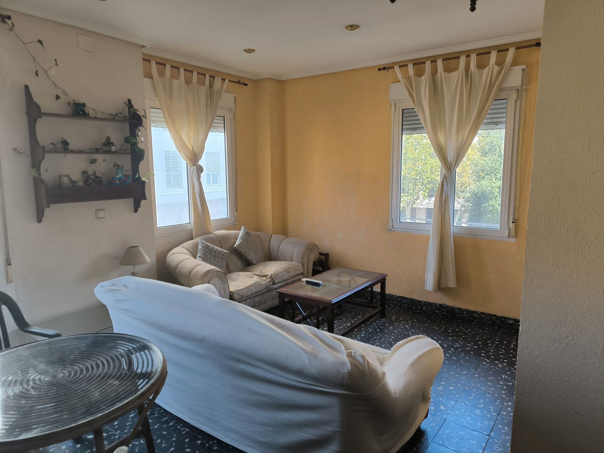 Living room of Flat for sale in  Valencia Capital  with Balcony