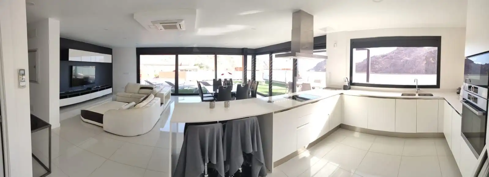 Cocina de Casa o chalet en venta en Mogán con Aire acondicionado, Jardín privado y Terraza