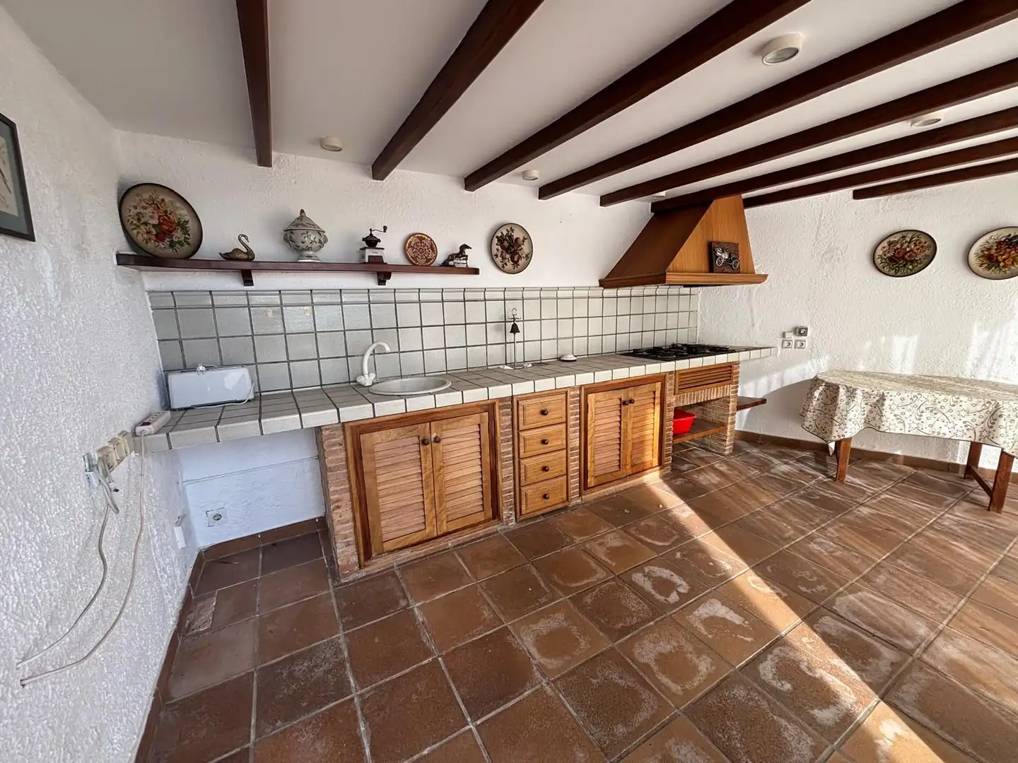 Kitchen of Houses for sale in Santa Susanna  with Air Conditioner, Private garden and Terrace