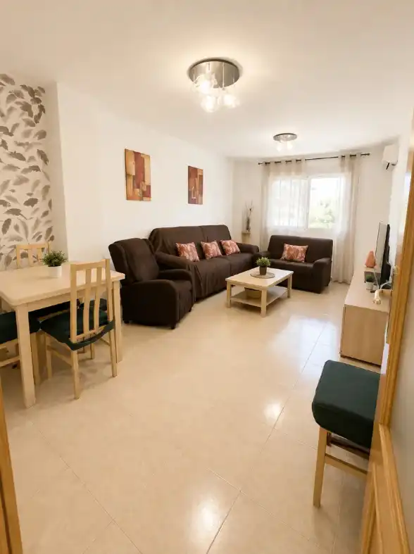 Living room of Flat for sale in Murcia  with Air Conditioner, Heating and Storage room