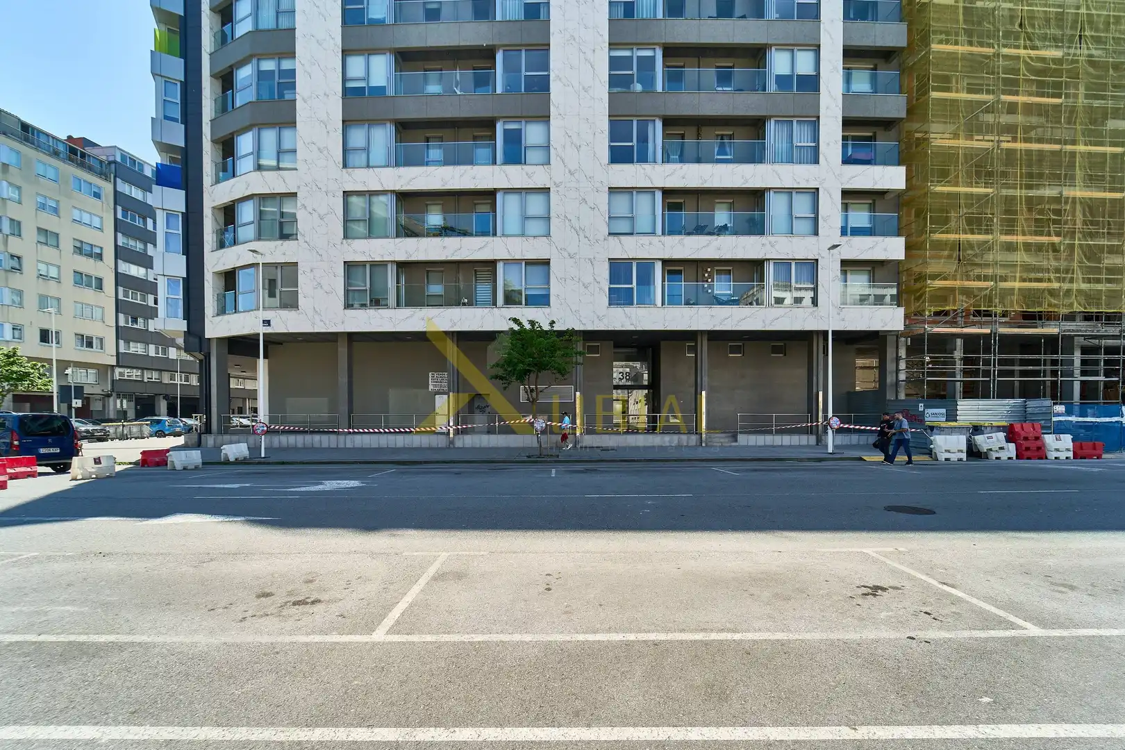 Exterior view of Flat for sale in A Coruña Capital   with Storage room, Furnished and Balcony