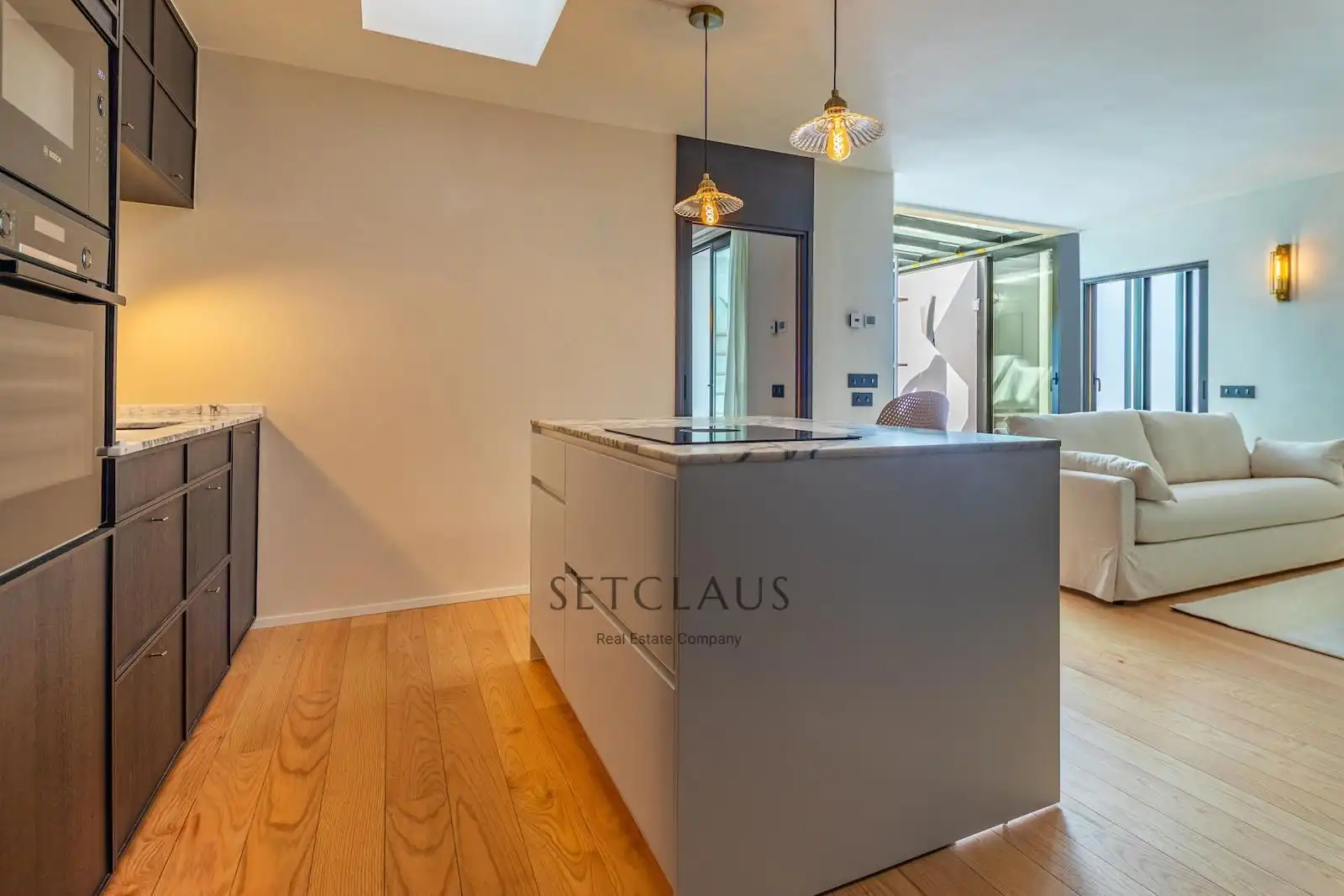 Cocina de Dúplex en venta en Badalona con Aire acondicionado, Calefacción y Terraza