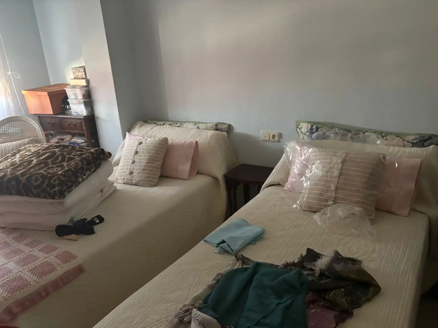 Schlafzimmer von Wohnung zum Verkauf in Villarrobledo mit Heizung, Terrasse und Möbliert