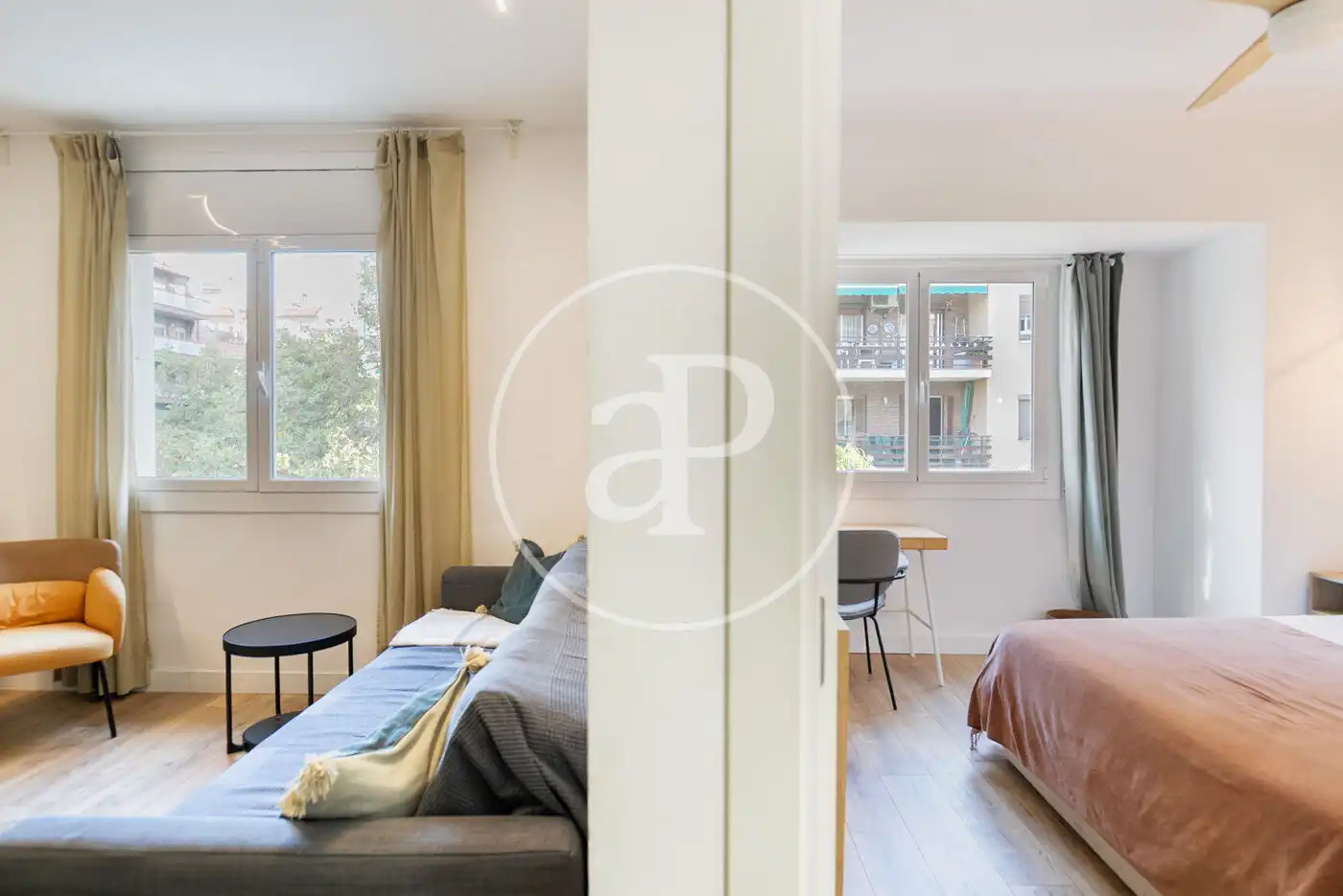 Schlafzimmer von Wohnung zum Verkauf in Barcelona mit Heizung