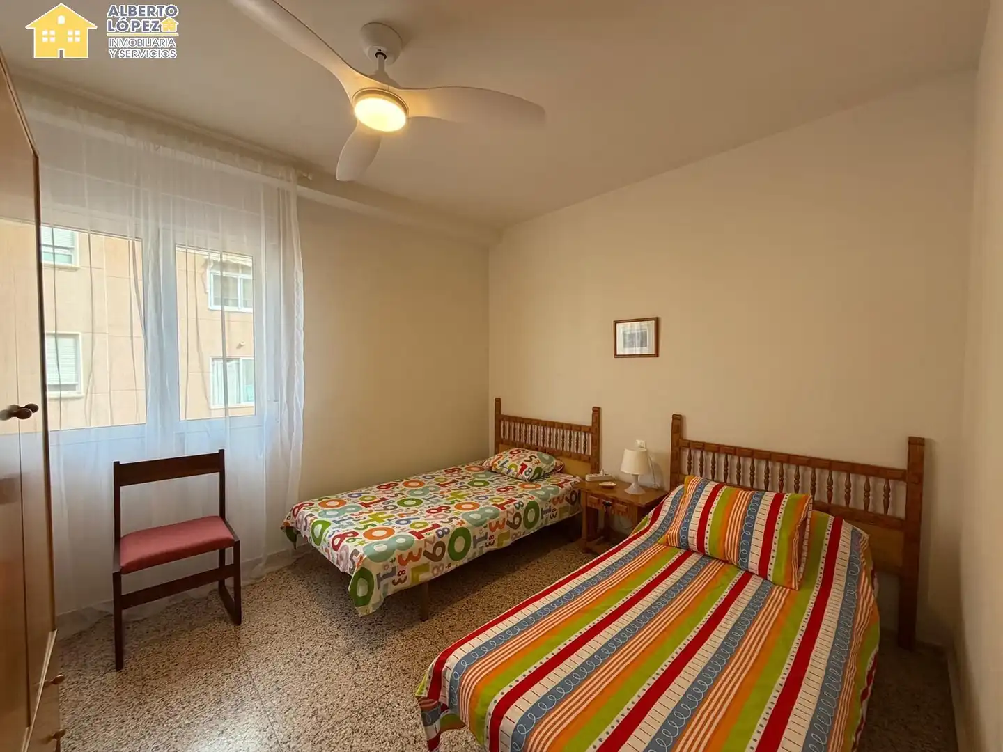 Bedroom of Flat for rent in Elche / Elx  with Terrace, Furnished and Balcony
