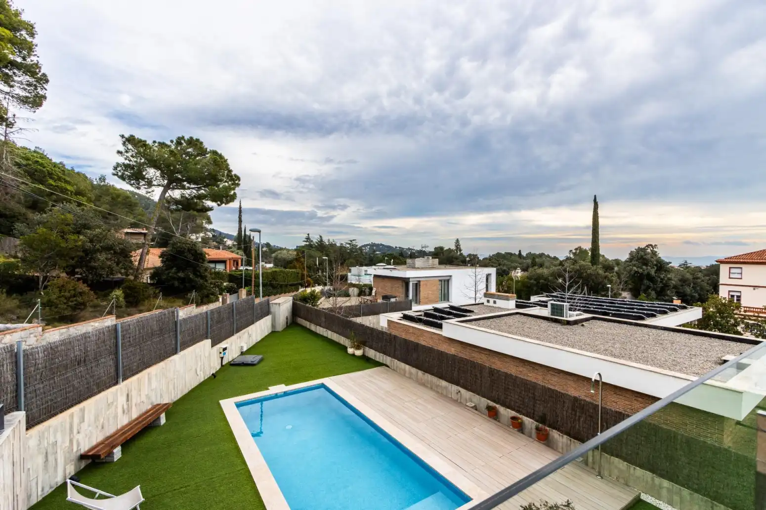 Piscina de Casa o chalet en venta en Matadepera con Aire acondicionado, Calefacción y Terraza