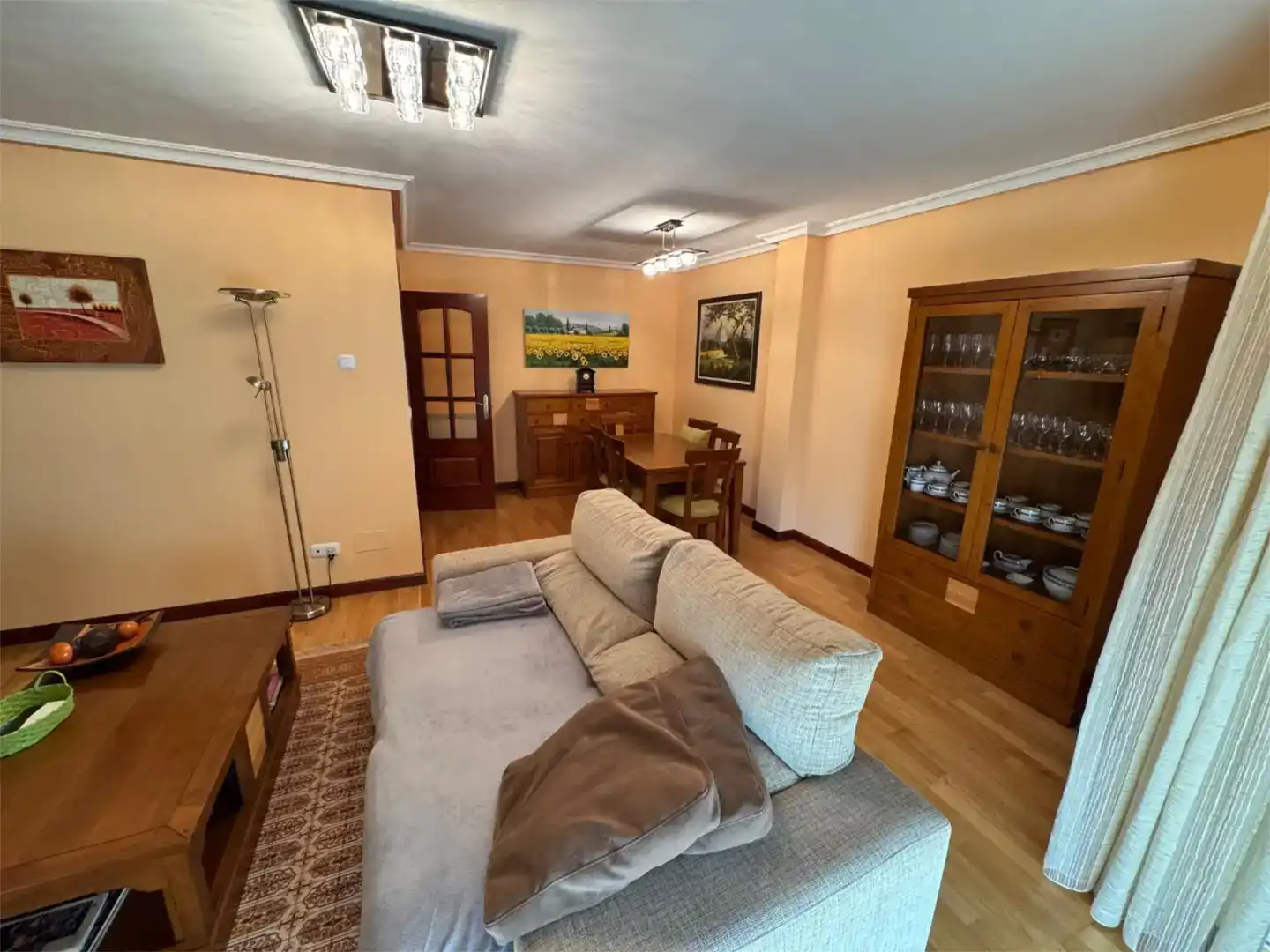 Sala de estar de Casa o chalet en venta en Santa María del Páramo con Balcón