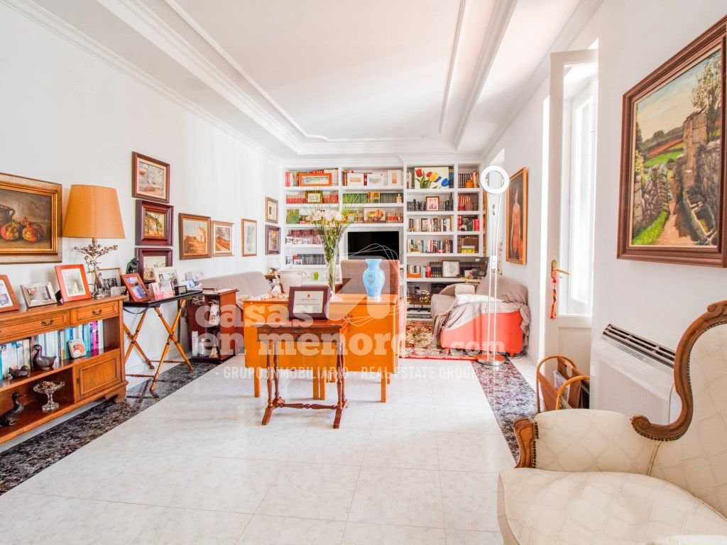 Sala de estar de Piso en venta en Maó con Aire acondicionado y Jardín privado